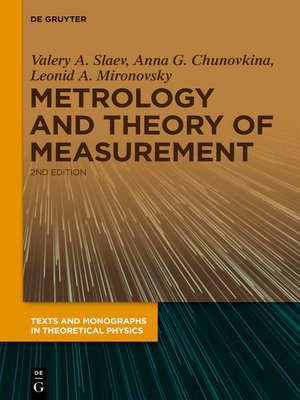 cover image of Metrology and Theory of Measurement